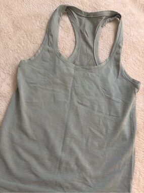 lululemon athletica Ribbed Racerback Tank - Light Sage